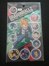 Neuf Lot Caps Metal Collection Dragon Ball pog tazo menko card cart rare planche