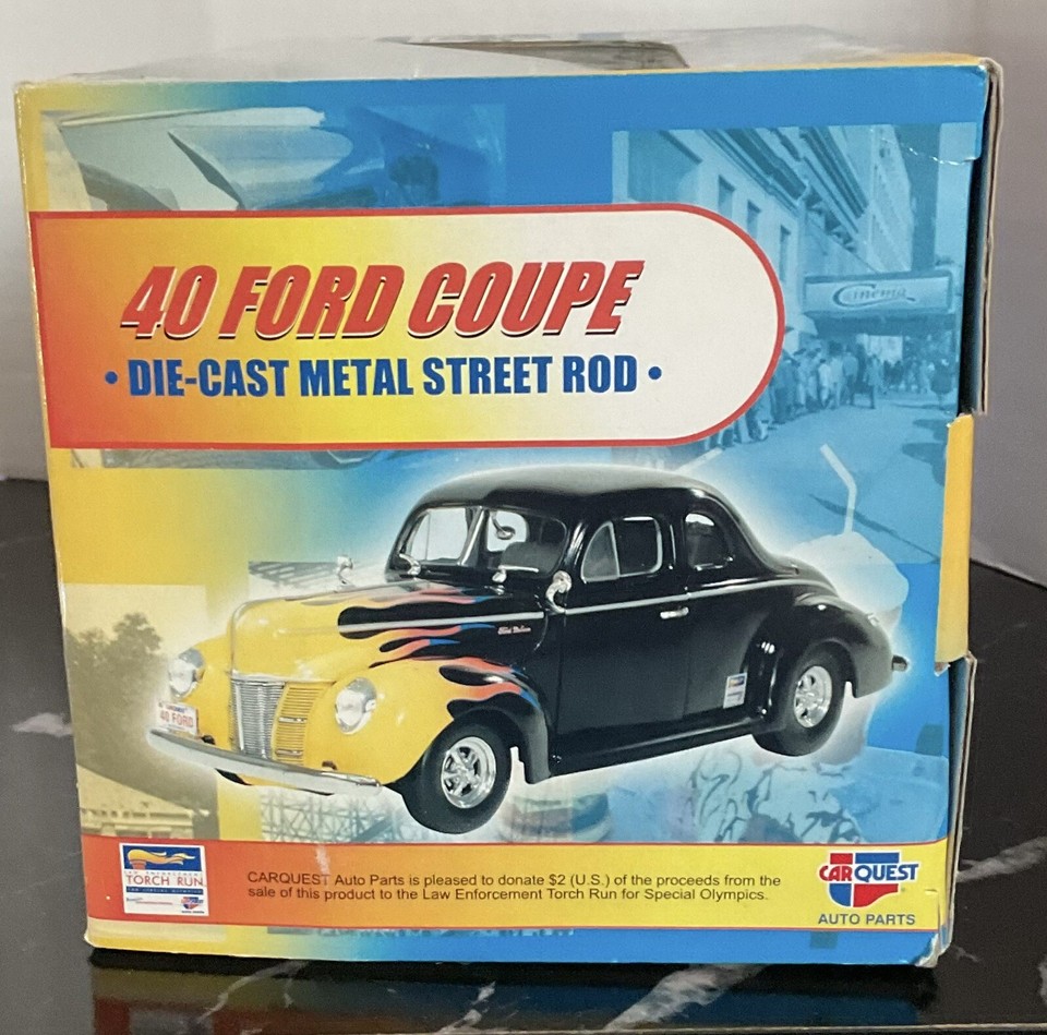 Carquest 40 Ford Coupe die cast toy car 2003 gear street rod 14003 in