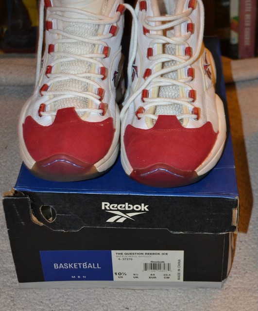 allen iverson red white and blue shoes