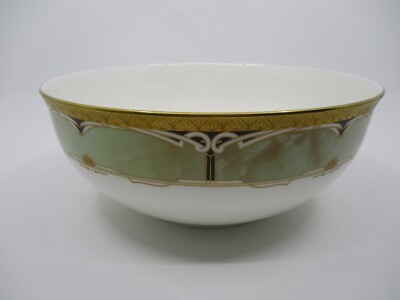MIKASA CORONATION CELADON ROUND VEGETABLE BOWL - 8 3/4'' x 3 1/2''  0507I