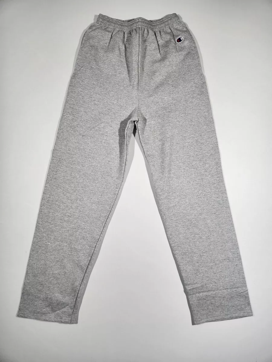 CHAMPION Mens Straight Leg Sweatpants | Carbon Heather Gray | P2402 NEW