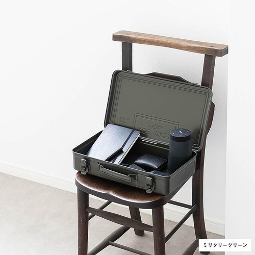 Caja de herramientas TOYO STEEL forma maletero T-360 negro hecho en Japón - Imagen 11 de 13