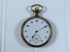 Elgin Pocket Watch 7 Jewels 16s Gold Filled Case Antique 1918 Running Free Ship