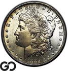 1885-O Morgan Silver Dollar, Stunning Reverse Color, Solid Gem BU++