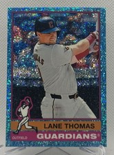 2025 Topps Heritage - Lane Thomas #261 Chrome Light Blue Sparkle Refractor