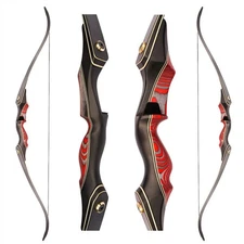 PMZ Archery 60" Recurve Bow Traditional Bow Hunting Bow for Beginner 20-45lbs