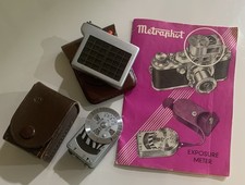 Vintage Metraphot Exposure Meter for Leica and or Retina 