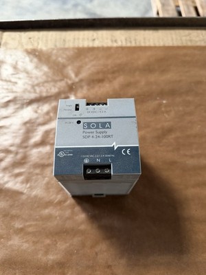 SolaHD SDP 4-24-100RT SDP Series DIN Rail Power Supply | 24V DC | 4.2A | 100W