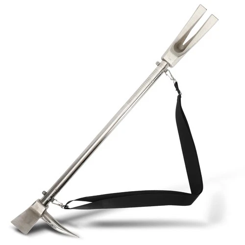 Pro 30" Halligan Bar with Shoulder Strap, Halligan Bar for Fire Rescue and Em...