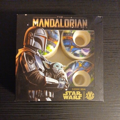 Element x Star Wars Mandalorian Skateboard Wheels Mando Grogu 52mm 99A Disney
