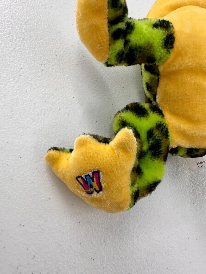 Ganz Lil Kinz Bullfrog Plush Green Yellow Spotted Soft Stuffed Animal Bullfrog - Image 4 of 4
