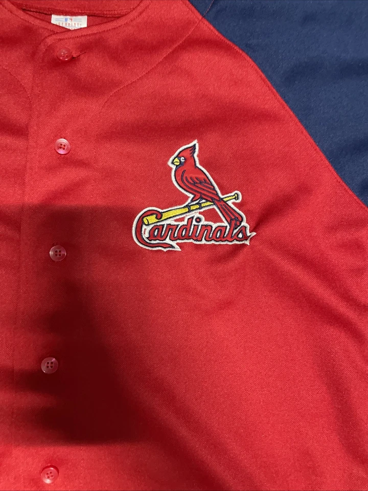 Camiseta de beisebol costurada tamanho 14/16 MLB St. Louis Cardinals Albert Pujols #5 - Imagem 2 de 4