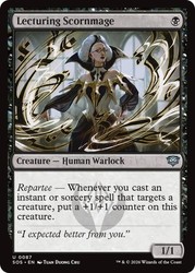 Lecturing Scornmage #87 Uncommon Secrets of Strixhaven