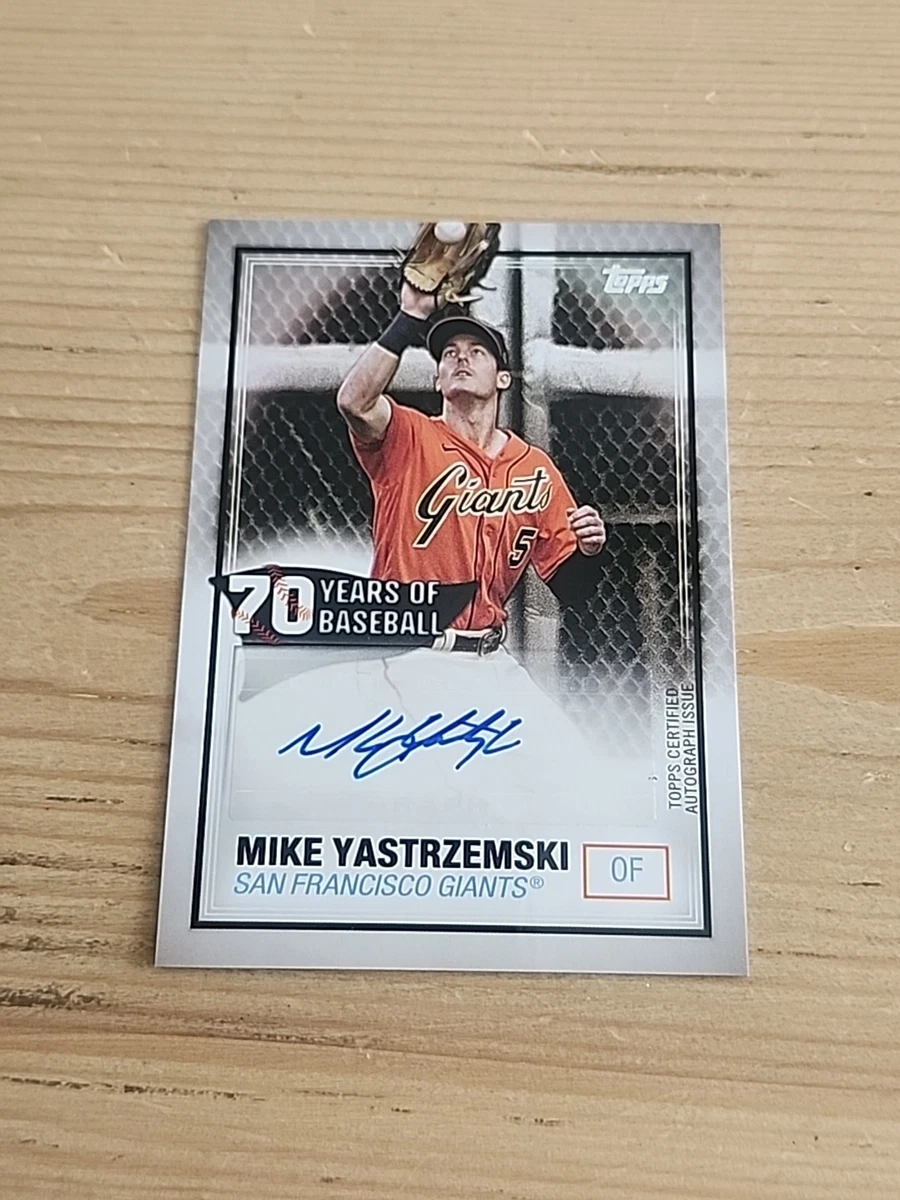 Topps Mike Yastrzemski 2021 #70YA-MY for sale | eBay
