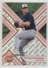 2018 Panini Elite Extra Edition Aspirations Orange /100 Jayson Schroeder #65 hg6