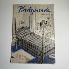 VTG Bedspreads Crochet Instruction Book -Acceptable Condition- Book No. 136