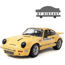 SOLIDO PORSCHE 911 IROC #1 FITTIPALDI "IROC" 1974 1/18 DIECAST YELLOW S1810703