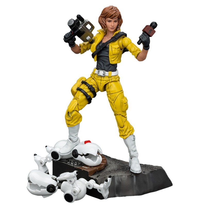 HiPlay JOYTOY TMNT 1/18 April O'Neil JT00669 Action Figure