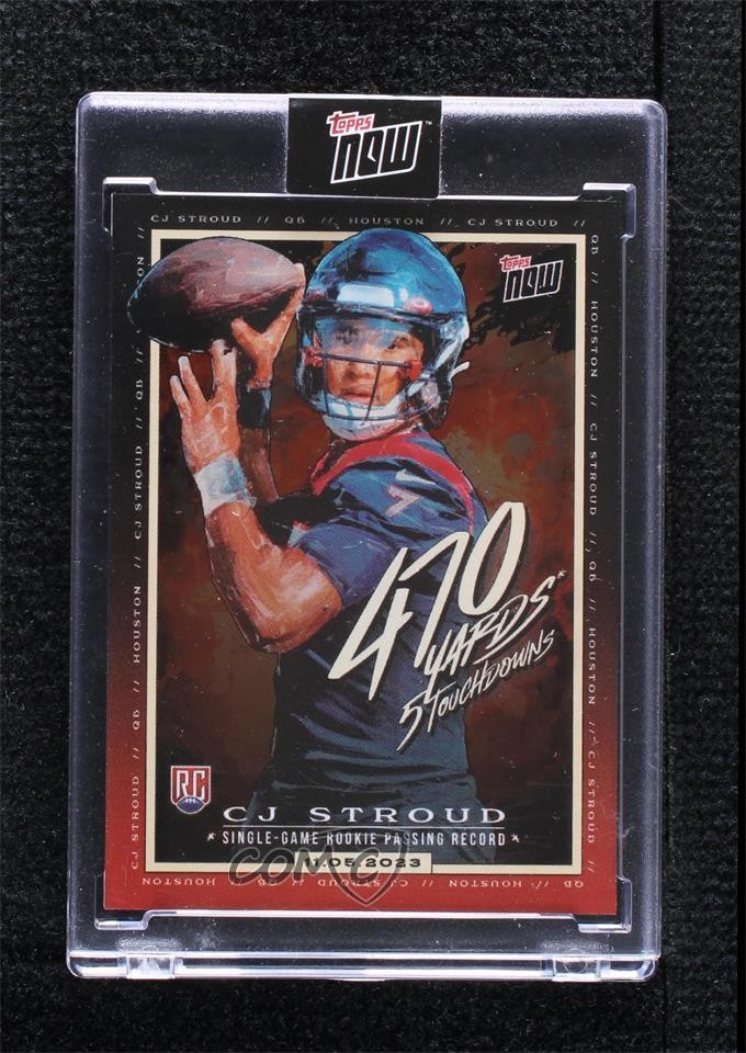 2023 Topps Now CJ Stroud /13854 CJ Stroud #CJ1 Rookie RC