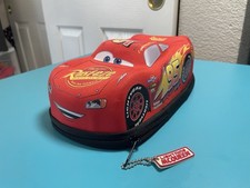 Disney Cars Lightning McQueen Zip Up School Supplies Kit w/ Markers, Pencils Etc