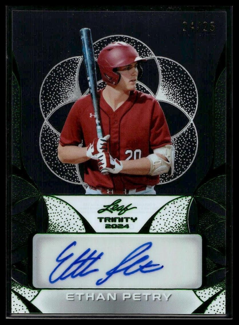 2019 Leaf Trinity - Clear Autographs Green #CA-EP1 Enoli Paredes Auto SN,AU