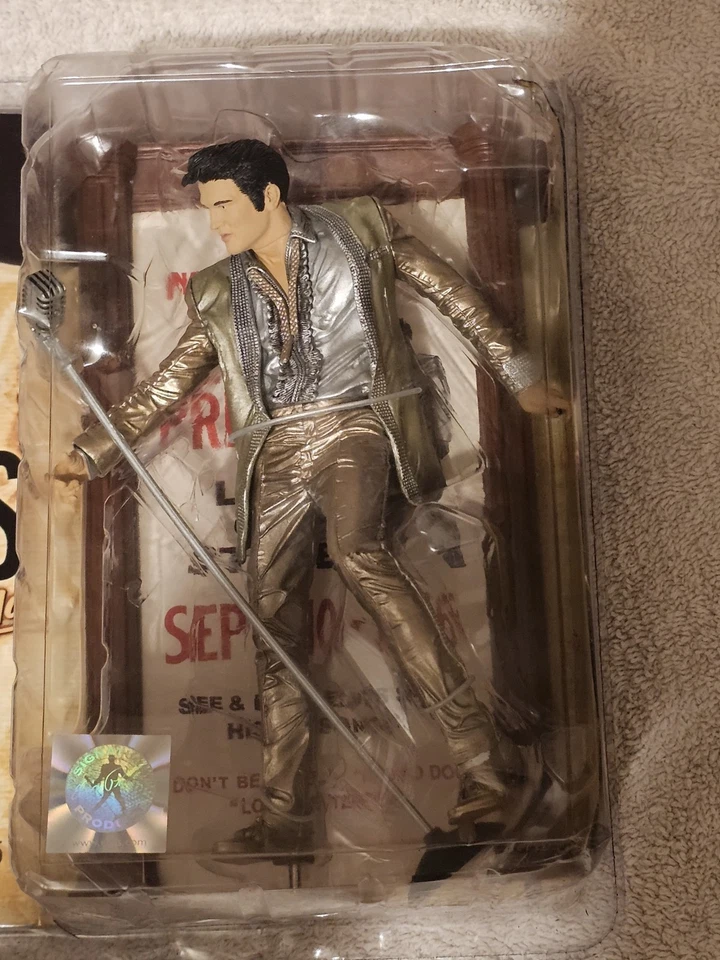 McFarlane Toys Elvis Presley 1956 The Year In Gold 4th Edition 2005 Figure New - Image 2 of 4