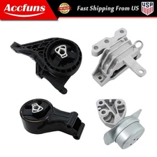 For 13-15 Chevrolet Malibu 2.5L Auto 4Pcs Motor Mount & Transmission Mount Set