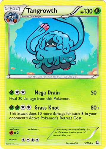 Tangrowth - 5/160 - Rare (Hp) Primal Clash - Grass Pokémon