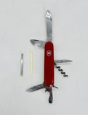 Vintage Victorinox Switzerland Stainless Officier Suisse Swiss Army Knife 8 Tool