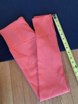 Athleta x Alicia Keys JEWEL Orange Active Athletic Leggings Size Small NWOT