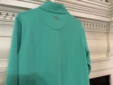 Peter Millar Quarter Zip Emerald Green Sz Small