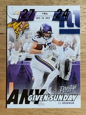2023 Prestige Any Given Sunday #16 T.J. Hockenson