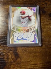 Barry Larkin Cincinnati Reds Panini Flawless 2025 Autograph /10 gold