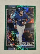 2026 Topps Series 1 Daulton Varsho Green Foil Variation  #/99 Blue Jays