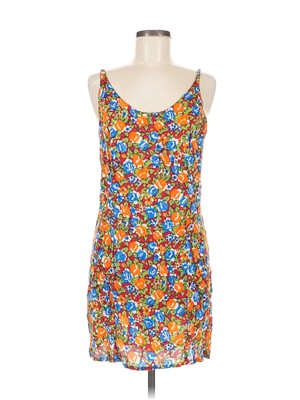 Assorted Brands Women Orange Casual Dress M
