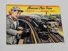 Vtg 1953 American Flyer Trains Erector  Other Gilbert Toys Catalog Vintage Ads