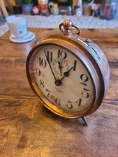 Antique Wesclox Big Ben Brass Clock Working Needs Attention See Description Rare