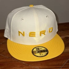 N.E.R.D. New Era Pleasures Snapback - NEW Size 7 1/8 Pharrell Williams