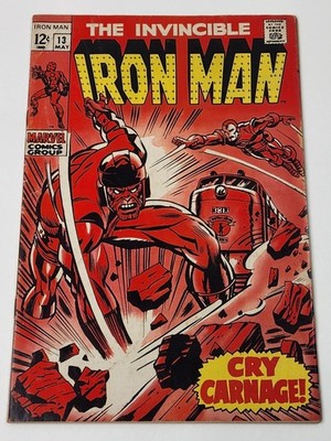 Invincible Iron Man 13 2nd App the Controller Silver Age 1969
