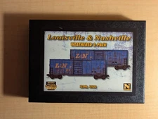 micro-trains line N scale LOUISVILLE & NASHVILLE weathered two pack