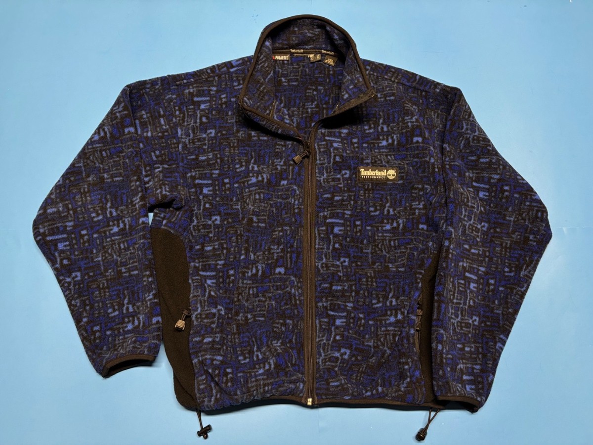 Vintage Timberland Polartec Fleece Full Zip Mens Size Medium 90s