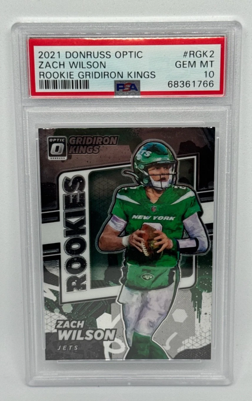 Zach Wilson Panini Donruss Optic Rookie Gridiron Kings #RGK2 Base