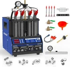 Auto Ultrasonic Fuel Injector Cleaner Tester GDI TFSI Injector Cleaning Machine