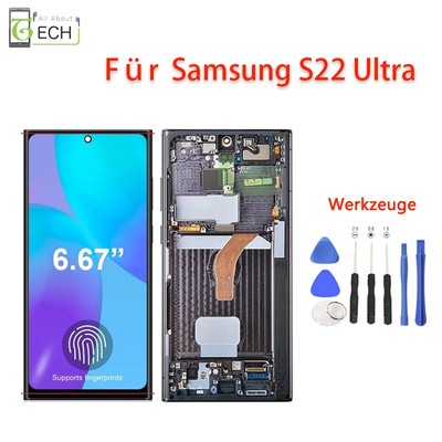 Für Samsung Galaxy S22 Ultra S908B 6.67'' LCD Display (OLED) Touchscreen