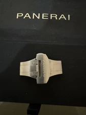 Panerai 22mm Folding Deployment BDR Buckle Brushed Steel Swiss OEM