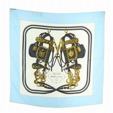 HERMES Carre 90 Brides de Gala Scarf Silk Ceremony Horse Motif Logo From Japan