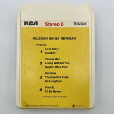 Nilsson Sings Newman - Restored 8 Track Tape - New Pad and Splice