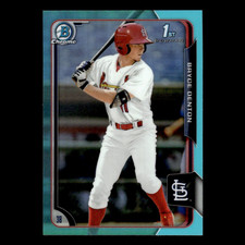 Bryce Denton #109 2015 Bowman Chrome Draft Sky Blue Refractor Cardinals Baseball