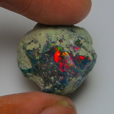 13,75 Äthiopischer Opal grob - Ideal für Schmuck, Rauchopal roh