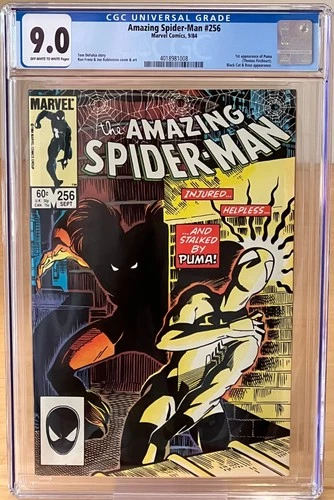 Amazing Spider-Man 209 CGC 9.2 and 256 CGC 9.0